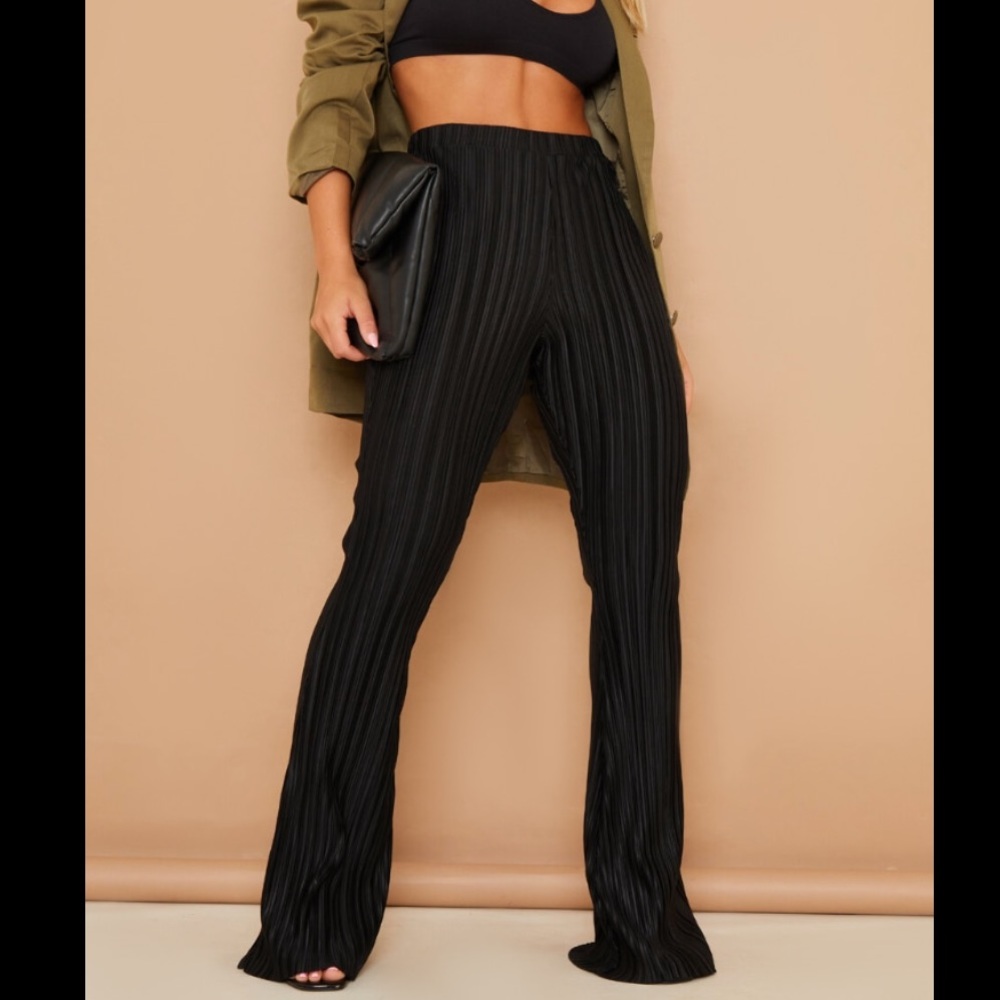 Black Flared Pants